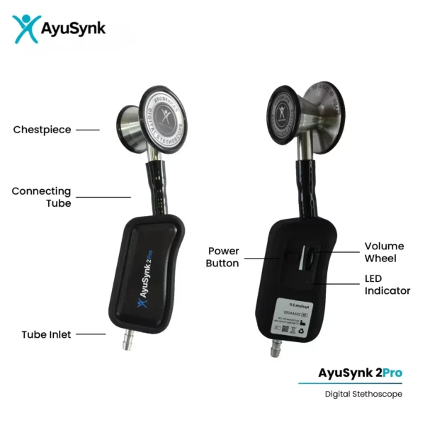 Best Digital Stethoscope for Remote Auscultation AyuSynk 2Pro(lite)